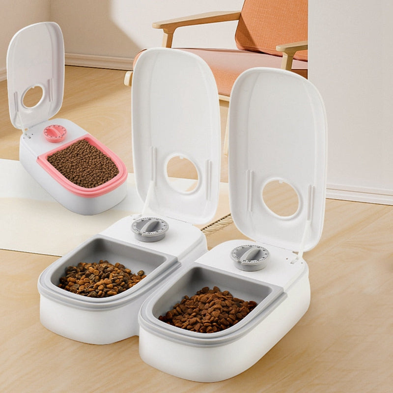 Dispenser de Comida Automático Inteligente | Para Cães e Gatos